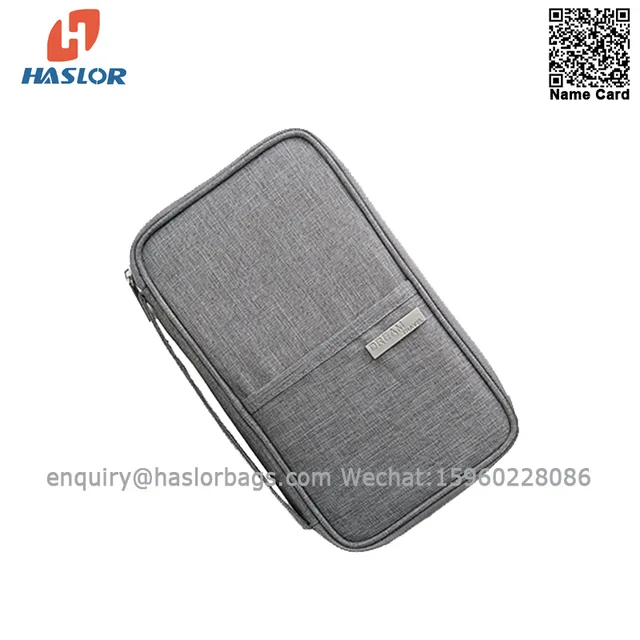 Portable Travel Passport Holder Bag Card Package Document Organizer