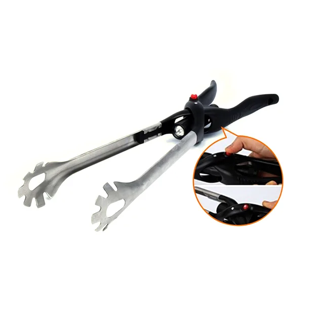 BBQ Tong Grill with Removable LED Flashlight
