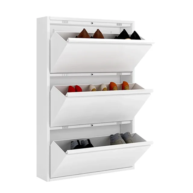 Steel shoe rack cabinet