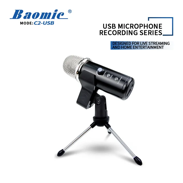 Baomic C2-USB USB microphone recording series