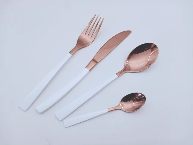 White Handle High Quality Stainlee Steel Cutlery