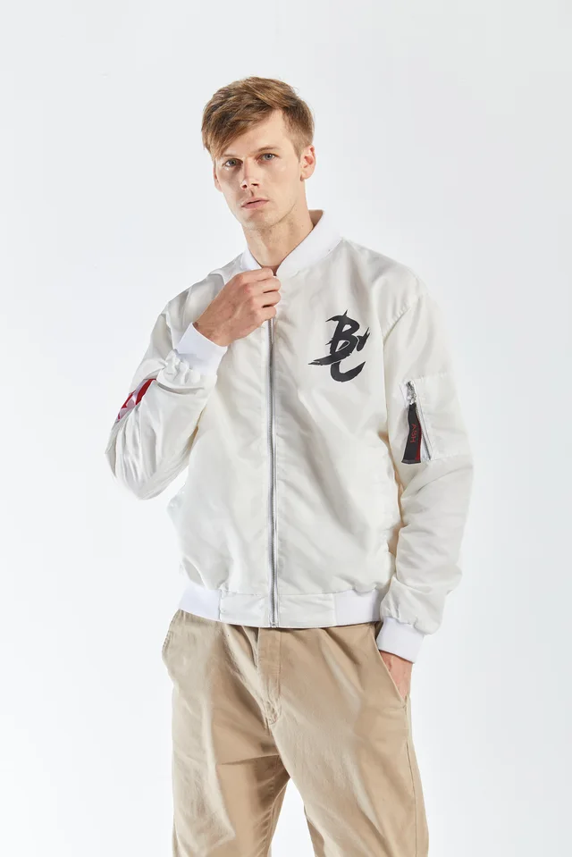 2020 wholesale fashion custom nylon windbreaker waterproof men bomber jacket