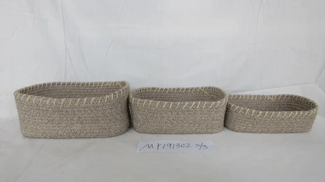 Cotton rope basket