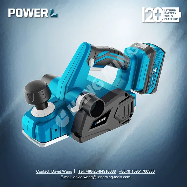 18V lithium battery cordless planer