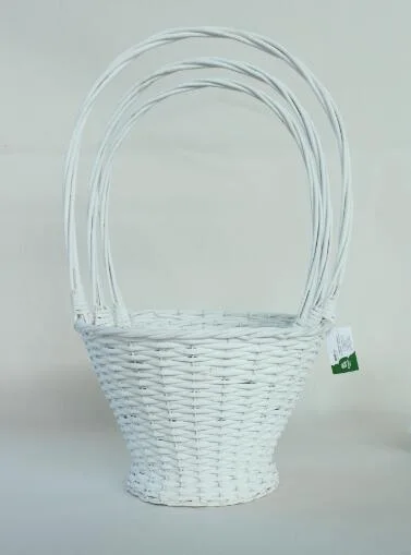 Willow basket，willow deco