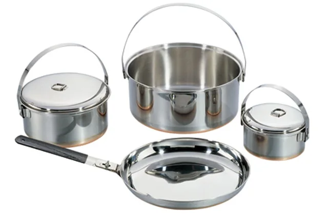 S/Steel 8PCS Camping Cook Set