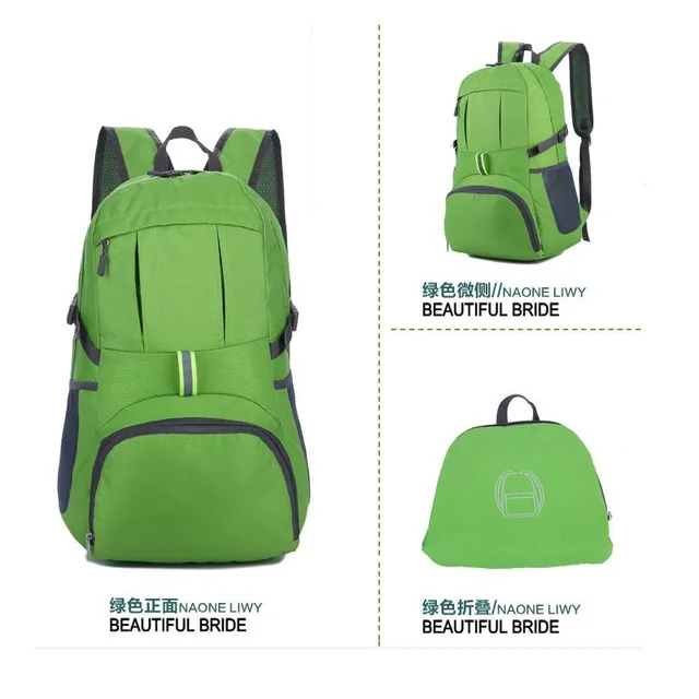 Foldable backpack foldable bag