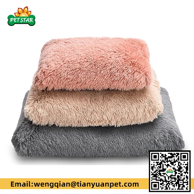 Pet long fur bed