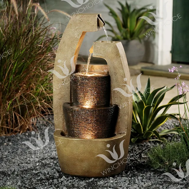 Concrete fountain