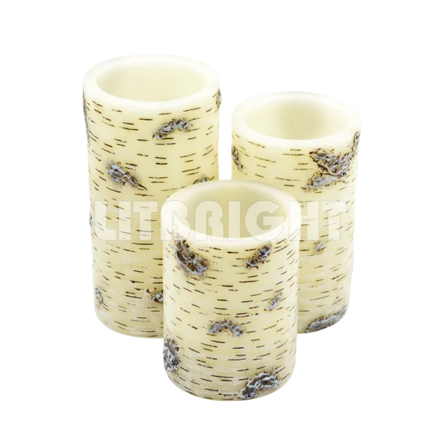 Led Candle/Flameless Led candle/Remote control Led candle/Festival Decorative LED Candle/Embossed painting LED candle/Bark Led candle