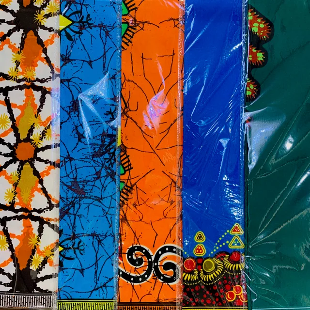 Single side wax dyed cloth