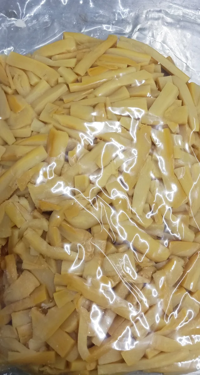 Salted bamboo shoots