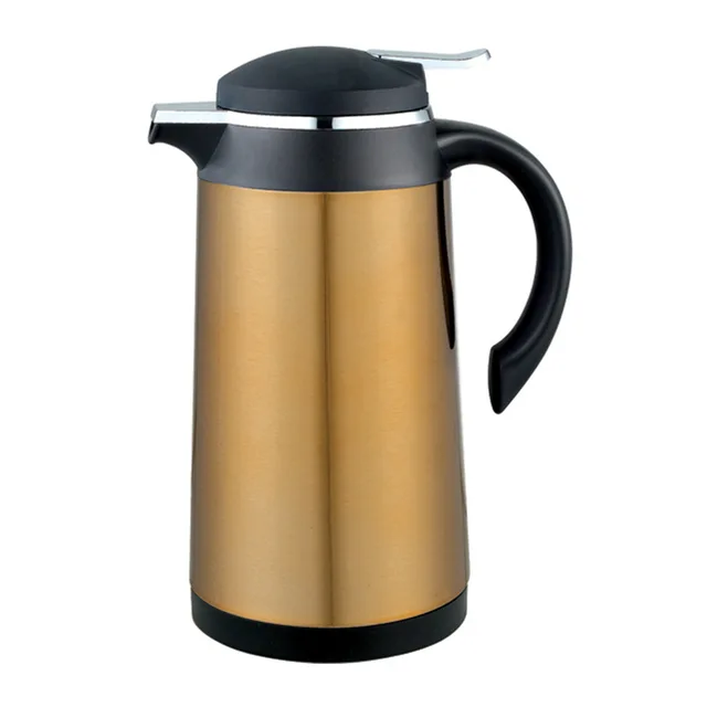 Stainless Steel Vacuum Flask Glass Refill Coffee Pot Water Bottle Tea Carafe and Colorful Thermos Inner glass