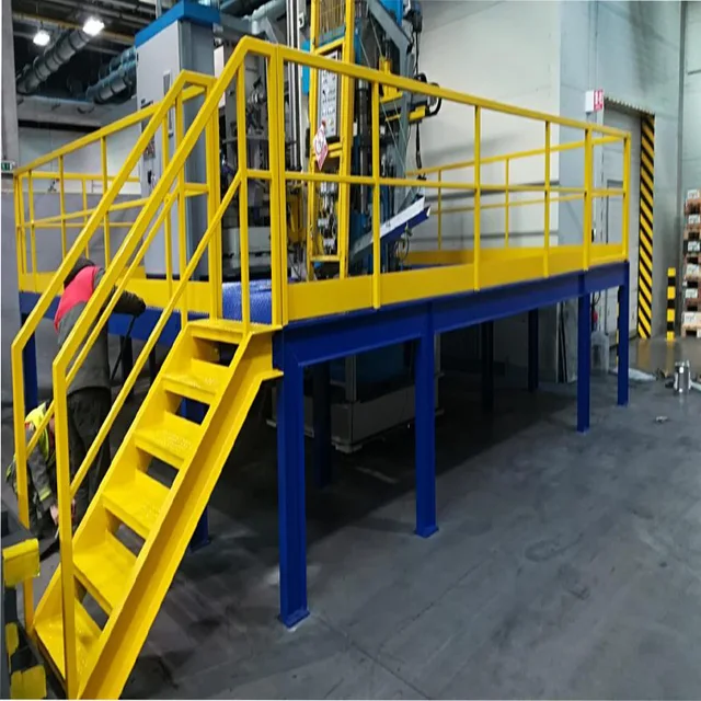 Custom Prefabricated Steel Platform with Stairs