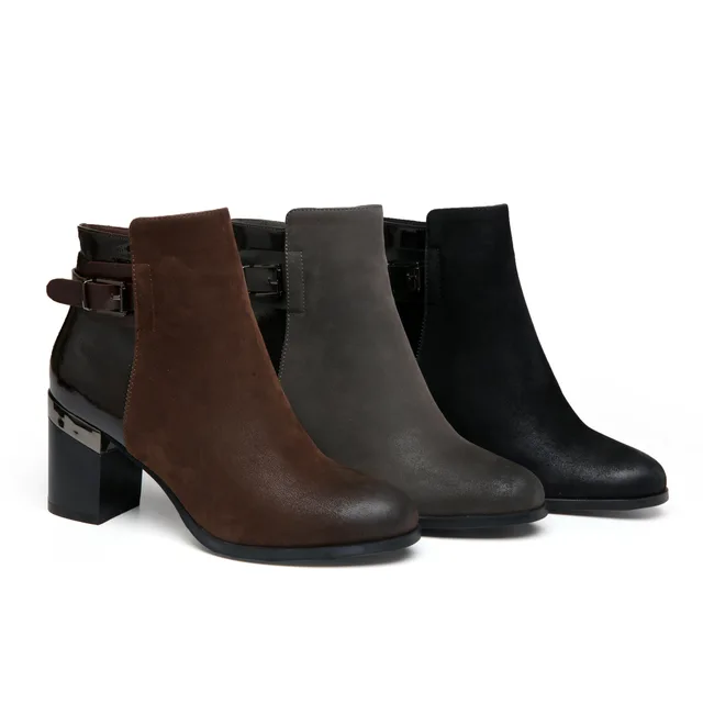 CAMIDY autumn/Winter 2021 Fashion Versatile female PU surface TPR outsole boots