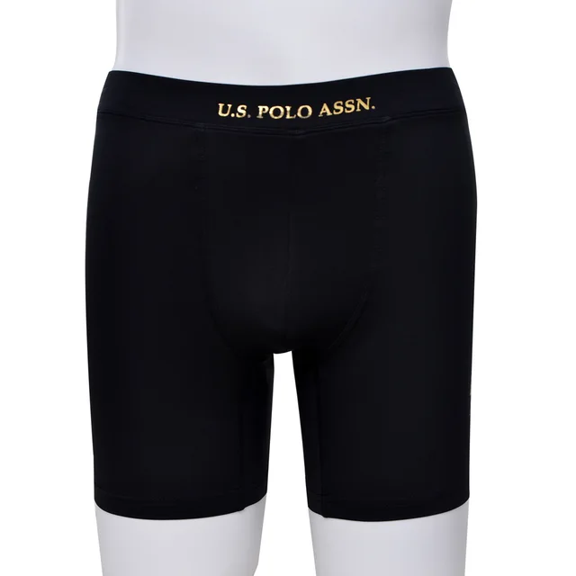 Men's Functional Style Anti Bacterial Ice Silk Thin And No Compression Polyamid Short