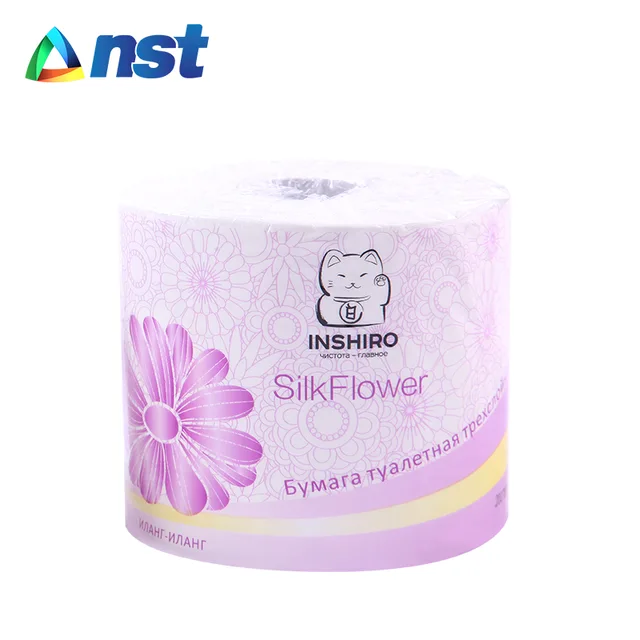 Best quality 3 layers OEM virgin wood pulp toilet paper