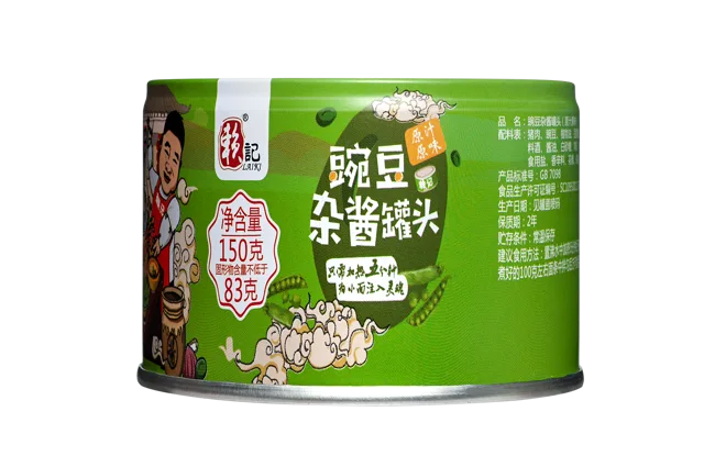 Lai Ki Brand Canned Sauce With Peas And Pork