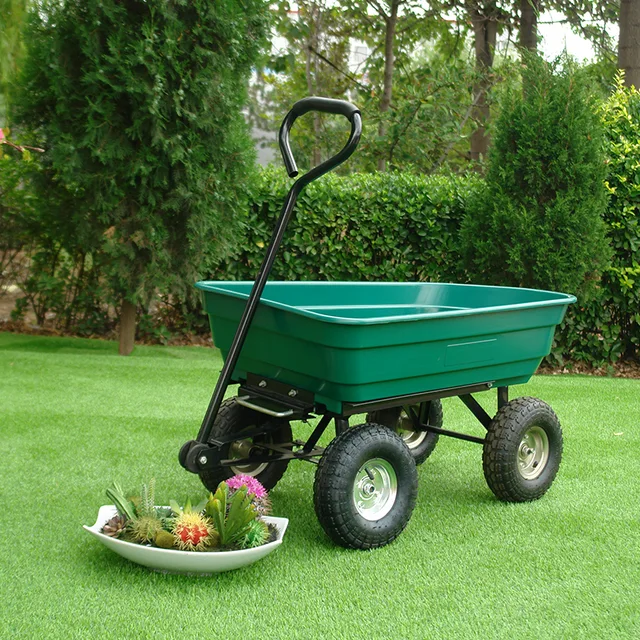 Dump cart with tipping function 75L and 125L heavy duty with new construre GC-018