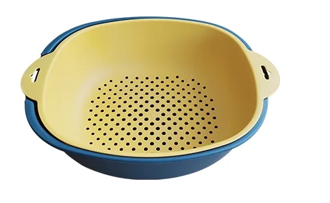 Plastic storage basket