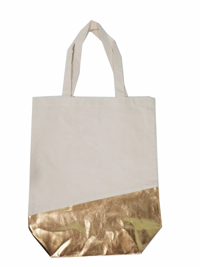 Tote bag with 20%PU and 80% cotton