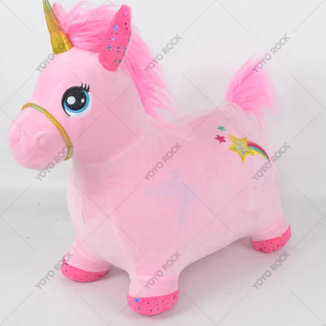 Hopping horse unicorn