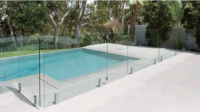 Pool fencing glass
