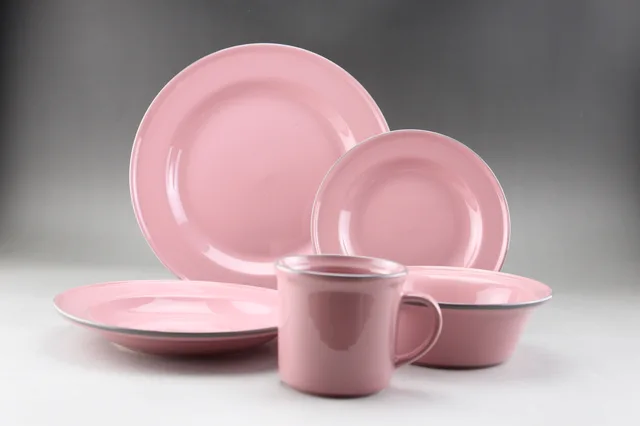 Stoneware Solid Dinner Set