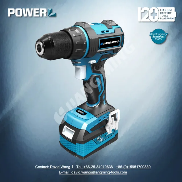 18V lithium battery cordless drill