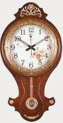Quartz Wall Clock (Wooden Case)