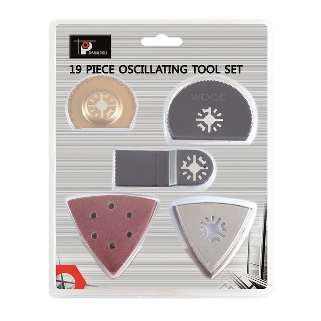 19pcs Oscillating Tool Set