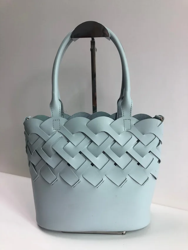 Weaved PVC handbag