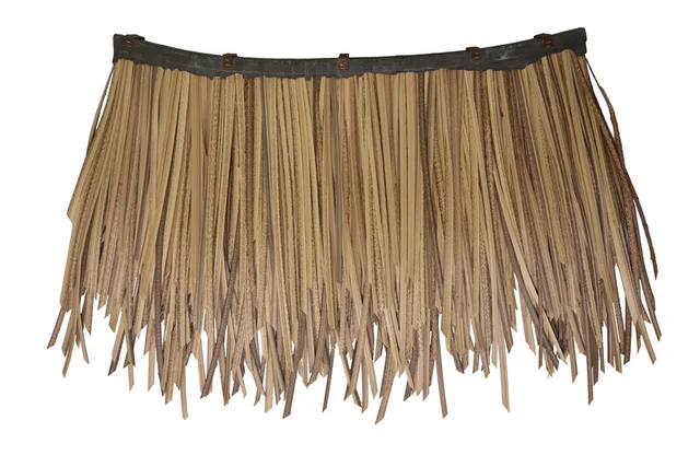 Synthetic thatch roofing tile