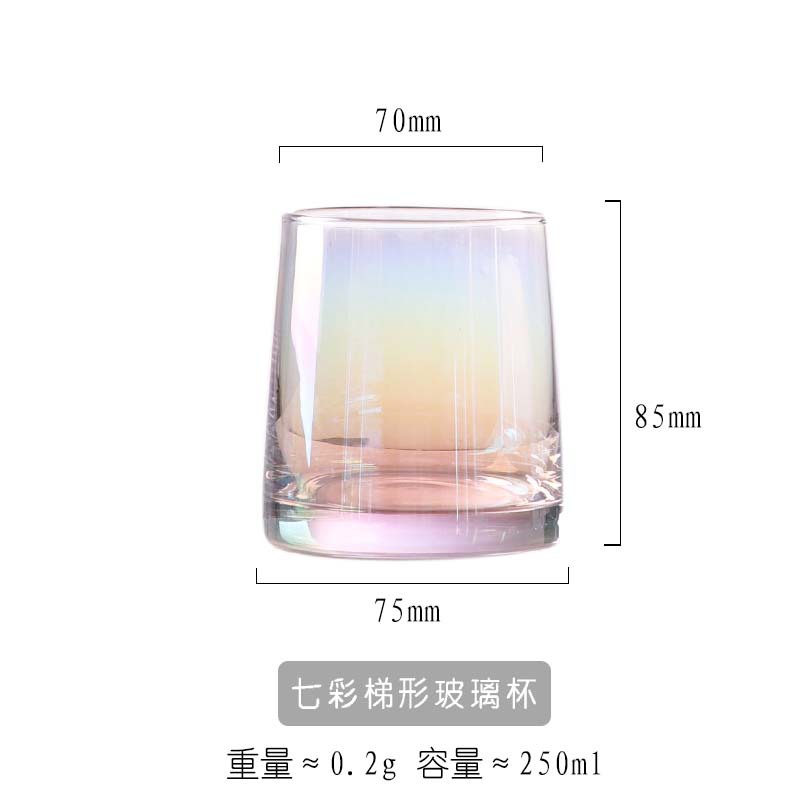 High borosilicate whiskey glass