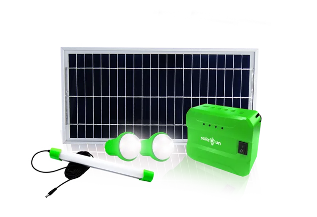 Solar panel home light radio torch system