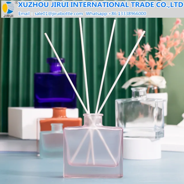 Flat square glass bottle aromatherapy bottle 50ml 100ml 150ml
