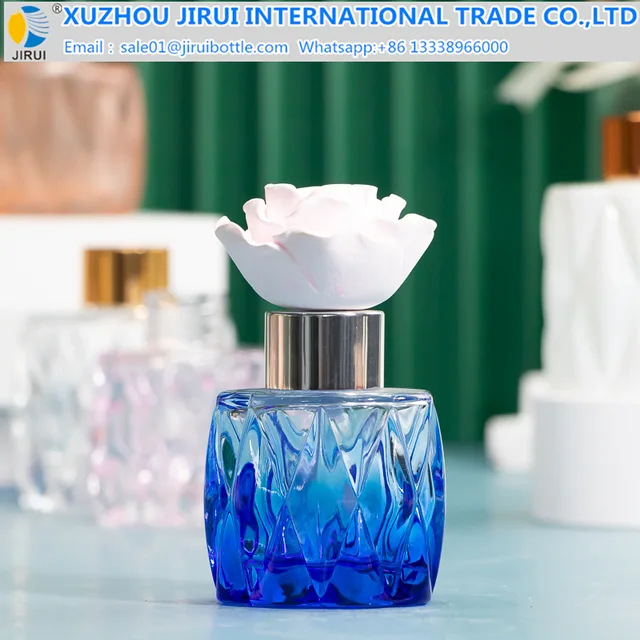 Screw-top glass bottle perfume bottle aromatherapy bottle 50ml 80ml