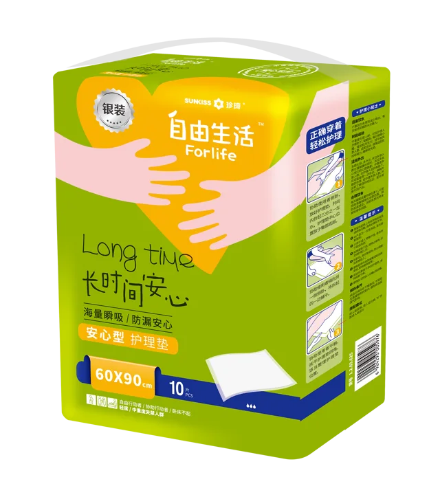 Disposable underpad secured type