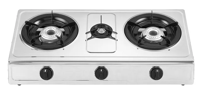 Ss Top 3 Burner Gas Cooker