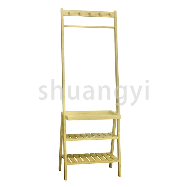 Bamboo clothing rack
