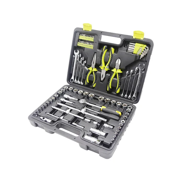 90pc Pro 1/4 & 3/8 & 1/2 Inch Socket Set