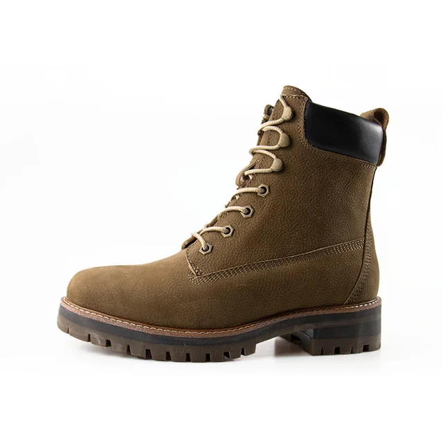 Woman leather boots fashion comfortable