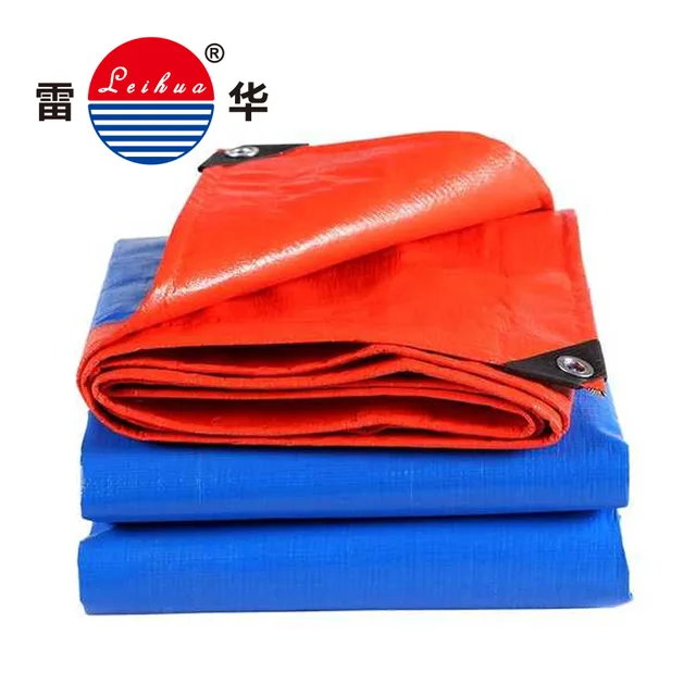 Heavy duty customized waterproof coated plastic PE tarpaulin