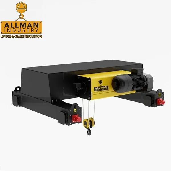 ALLMAN M5 Working Duty 20Ton 6M/9M/12M Lifting Height European Double Girder Overhead Crane Wire Rope Hoist ( EWRH-20000)