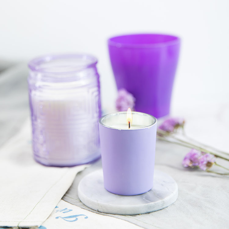 Candle holder soy wax scented candle glass candle jar