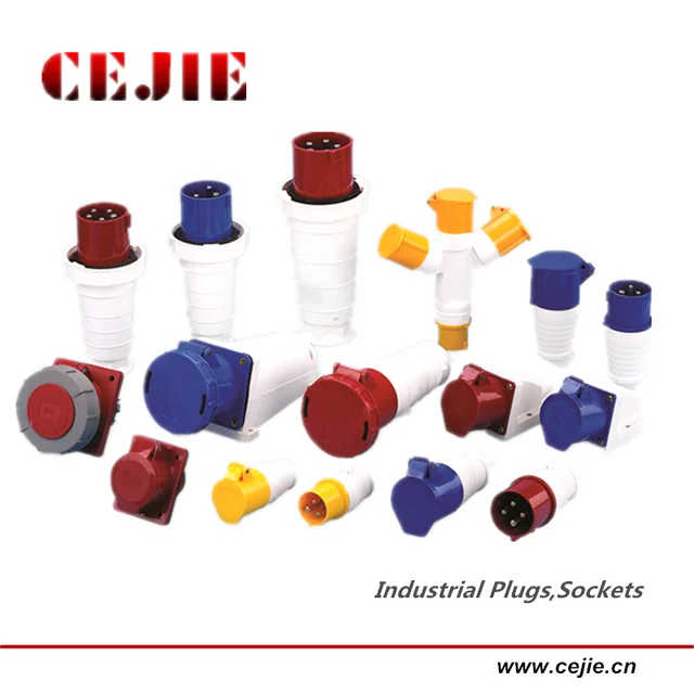 IP67 INDUSTRIAL PLUG AND SOCKET with ce certificated