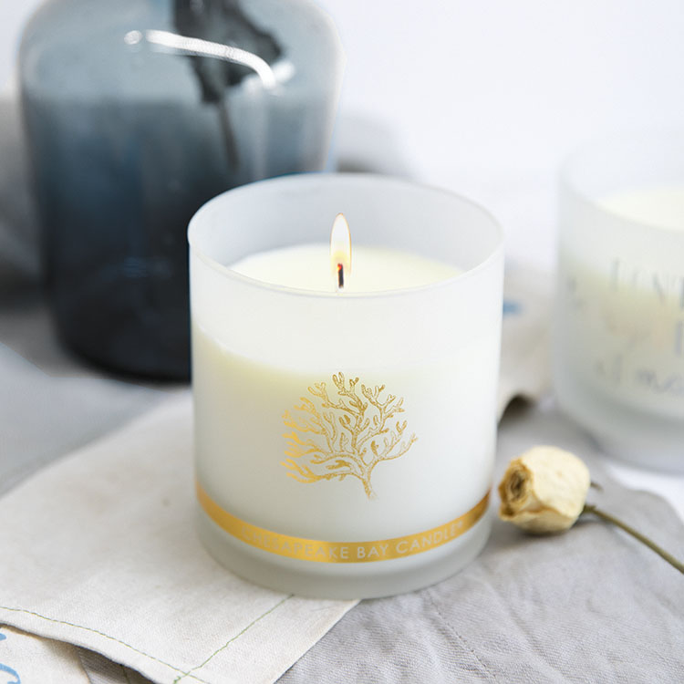 Candle holder soy wax scented candle glass candle jar