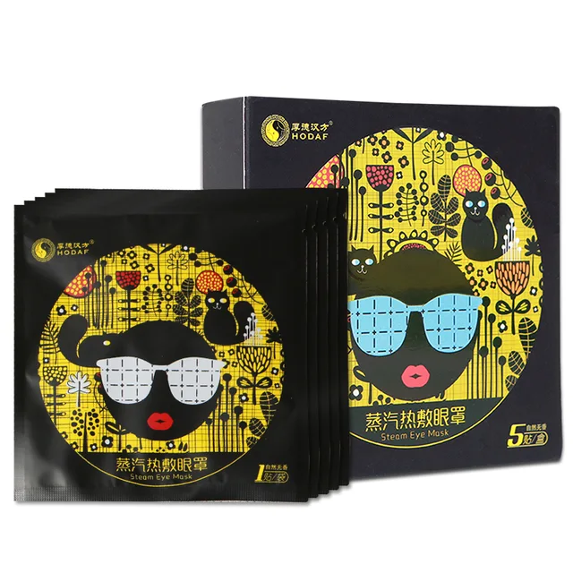 Houde Hanfang steam eye mask 5 pieces / box to relieve eye fatigue, help sleep and reduce bubble eye