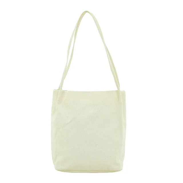 100% cotton canvas shoulder bag
