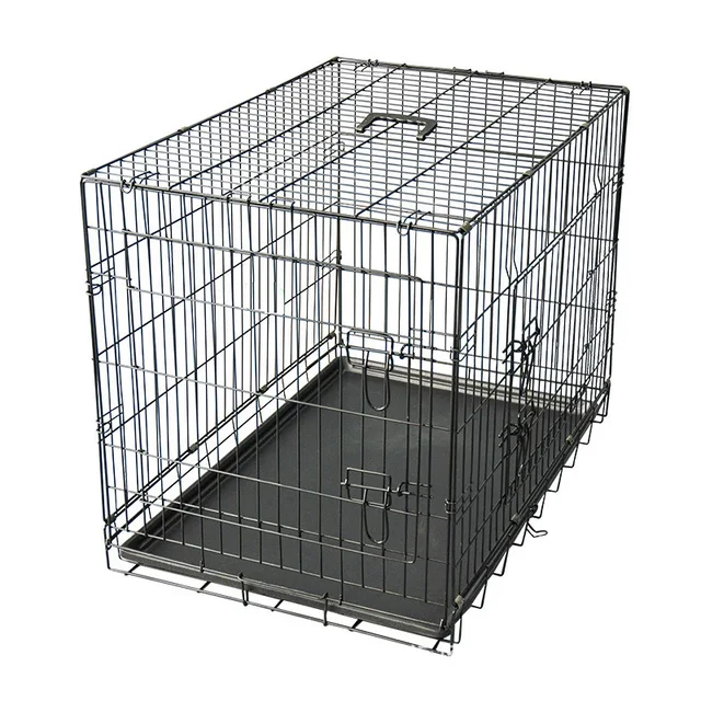 Wire dog cage